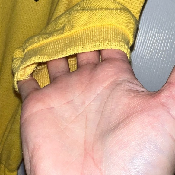 Lynn Davis Vintage Polo Bumble Bee Yellow Collared Casual Preppy Dress - Picture 6 of 9